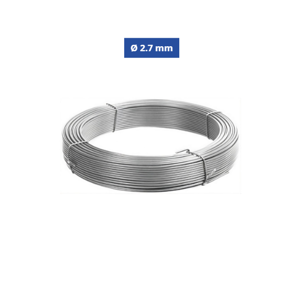 Confine Filo Zincato per Tensione Ø 2.7 mm – Rotolo 100 mt