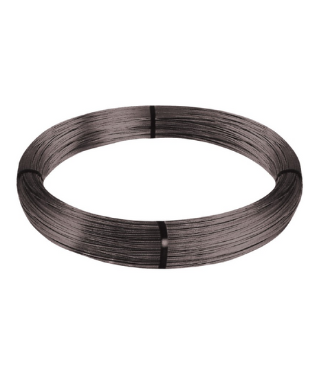 Confine Filo di Ferro Cotto Nero Ø 3,50 mm - Rotolo N° 18