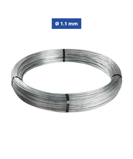 Confine Filo di Ferro Cotto Zincato Ø 1.1 mm N°6
