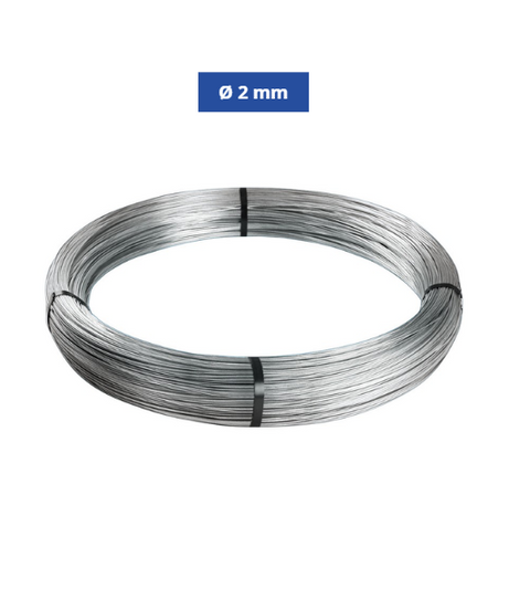 Confine Filo di Ferro Cotto Zincato Ø 2 mm N°13