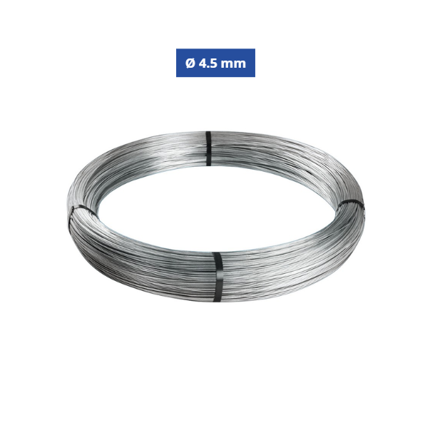 Confine Filo di Ferro Cotto Zincato Ø 4.5 mm N°20