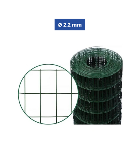Confine Rete Elet/Plast 50x75 – 25 m – H 125 cm – Filo Ø 2.2 mm