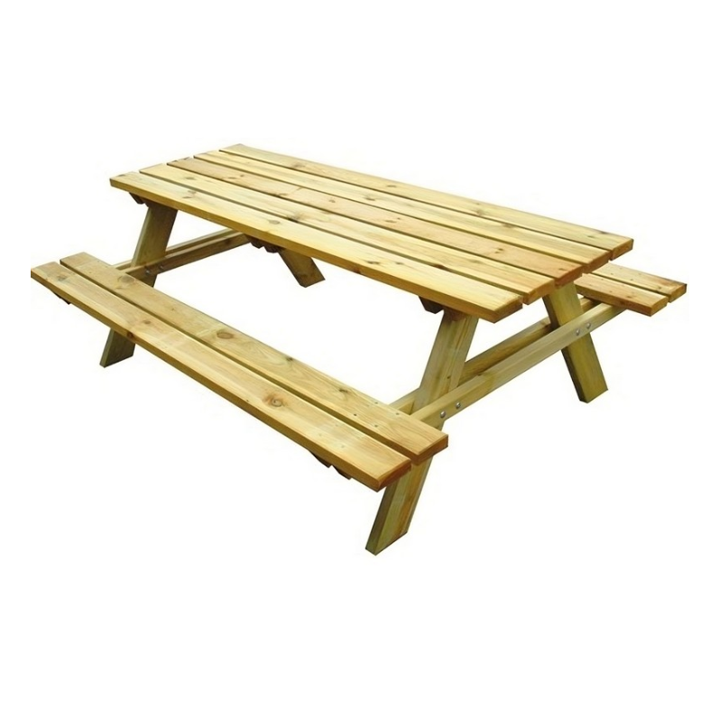 Confine Tavolo da Pic-nic in Legno cm. 170x180x70 h