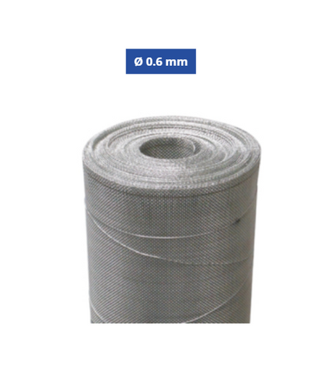 Confine Tela Quadra Maglia 1x1 mm Ø 0.6 mm H 100 cm – 12 m