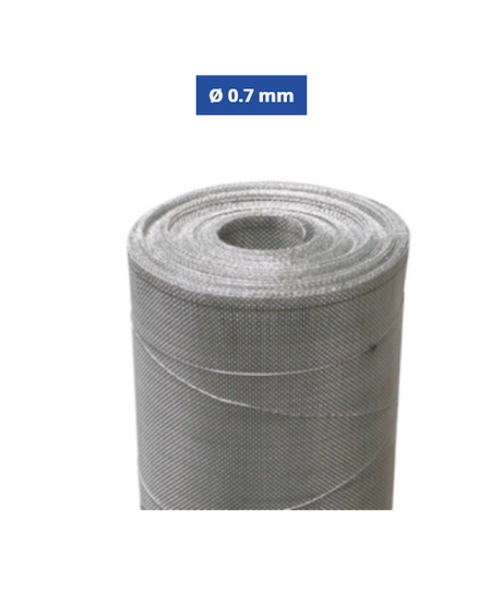 Confine Tela Quadra Maglia 2x2 mm Ø 0.7 mm H 80 cm – 12 m