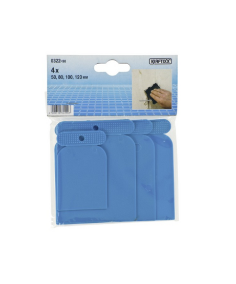 Einhell SET SPATOLE IN PLASTICA 4 PZ. mm. 50/80/100/120