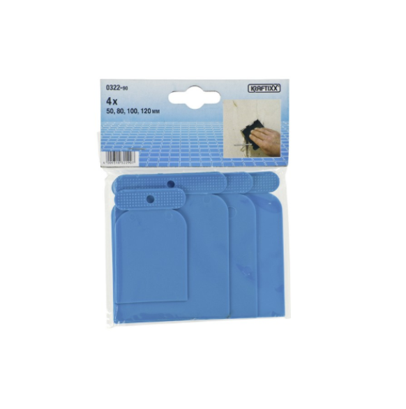 Einhell SET SPATOLE IN PLASTICA 4 PZ. mm. 50/80/100/120