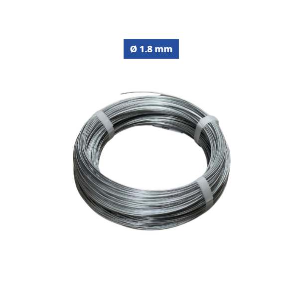 Filo Zincato per Tensione e Legatura Ø 1.80 mm – 100 m