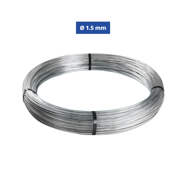 Filo di Ferro Cotto Zincato N°10 Ø 1.5 mm