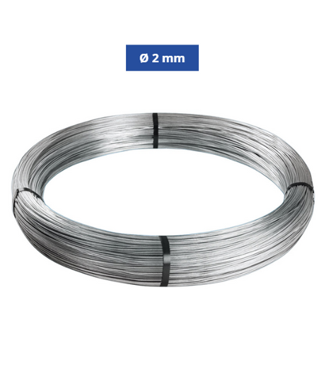 Filo di Ferro Cotto Zincato N°13 Ø 2 mm