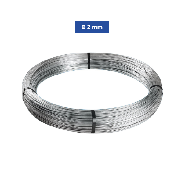 Filo di Ferro Cotto Zincato N°13 Ø 2 mm