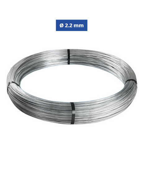 Filo di Ferro Cotto Zincato N°14 Ø 2.2 mm