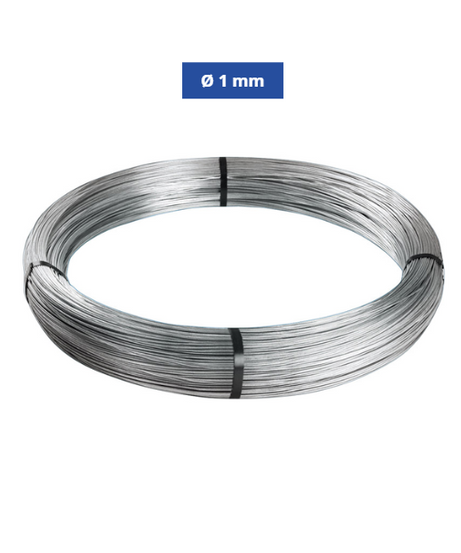 Filo di Ferro Cotto Zincato N°5 Ø 1 mm