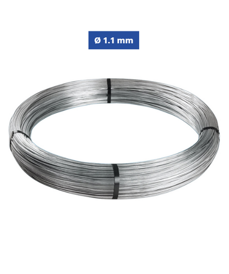 Filo di Ferro Cotto Zincato N°6 Ø 1.1 mm