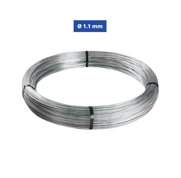 Filo di Ferro Cotto Zincato N°6 Ø 1.1 mm