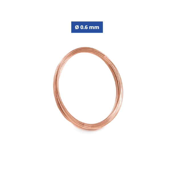 Filo di Rame Cotto Ø 0.6 mm – 20 m