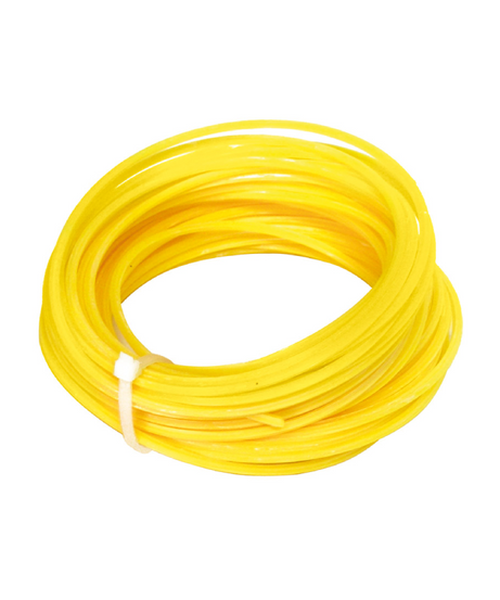 Filo quadrato per decespugliatore giallo — 2,4 mm x 50 m