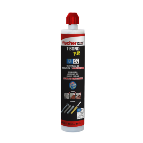 Fischer ANCORANTE CHIMICO T-BOND PLUS CARTUCCIA ml. 300