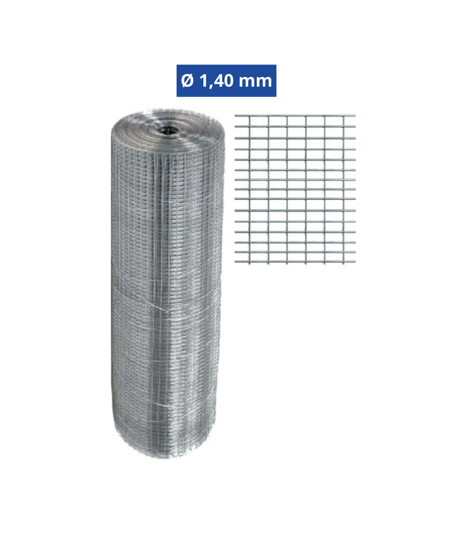 Frigerio Rete Elettrosaldata Zincata 13x25mm Ø 1,40 H 80cm – 25m