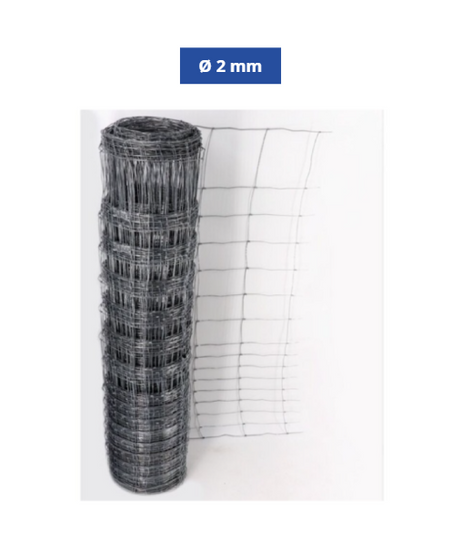 Frigerio Rete Pecore Galvafield 50m 140/12/15 – H 140 cm – Filo Ø 2 mm