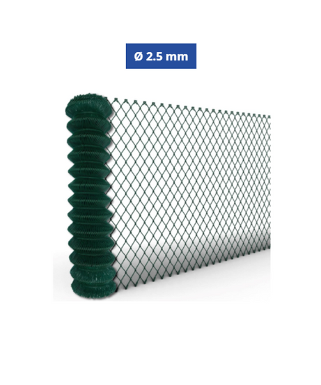 Frigerio Rete Recinzioni Flexyplast 25 m 50x50 mm Ø 2.5 mm H 175 cm