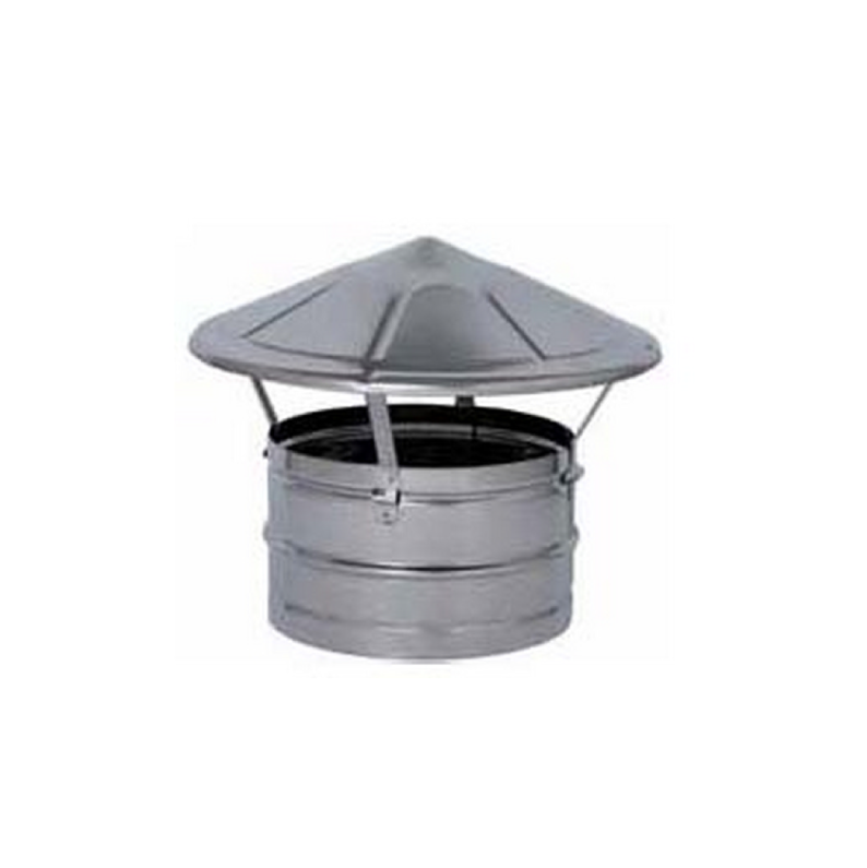 Fumaiolo Fisso Cinesino Zincato Ø 30 cm – Attacco Maschio