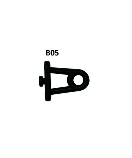 Gancio per Pannelli Portautensili in Nylon – B05