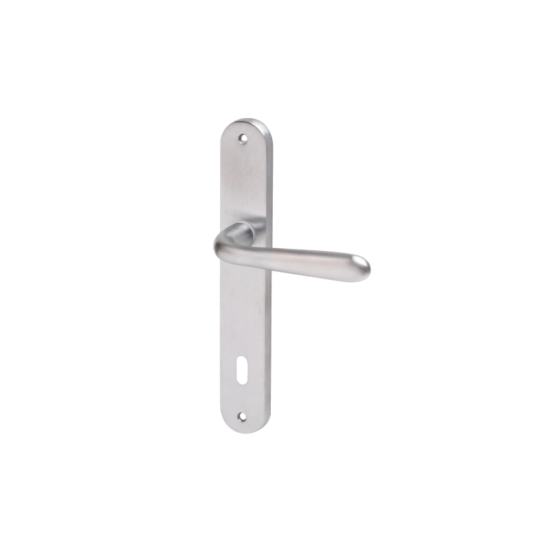 Ghidini Maniglia GM05 Foro Patent Zalor Cromato Satinato