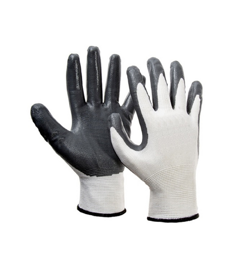 Guanti in nitrile foam grigio TG 11