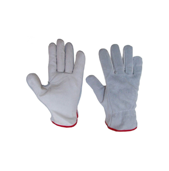 Guanti in pelle bovino dorso crosta - TG 9