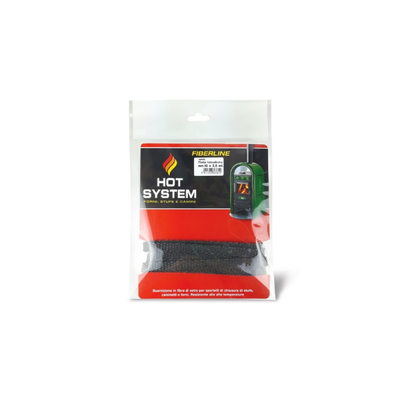 Guarnizione Tonda per Stufa Ø 10x2,5 mm – Fibra di Vetro