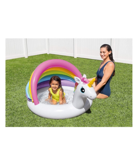 Intex PISCINA GONFIABILE BABY UNICORNO cm. 127_102_69 lt. 45