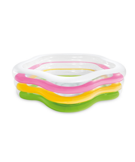 Intex PISCINA GONFIABILE SUMMER COLORS cm. 185_180_53 h lt. 460