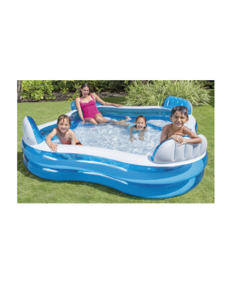 Intex PISCINA QUADRATA FAMILY cm. 229_229_66 h lt. 990