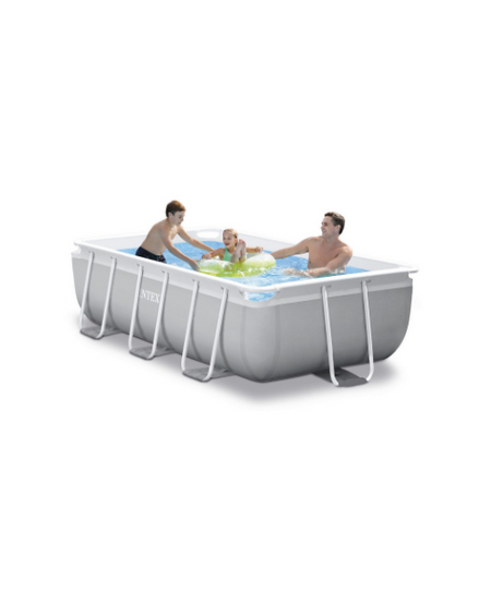 Intex PISCINA RETTANGOLARE FRAME PRISMA cm. 400_200_122 h