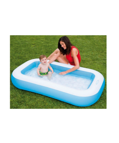 Intex PISCINA RETTANGOLARE GONFIABILE BABY cm. 166_100_25 h lt. 90