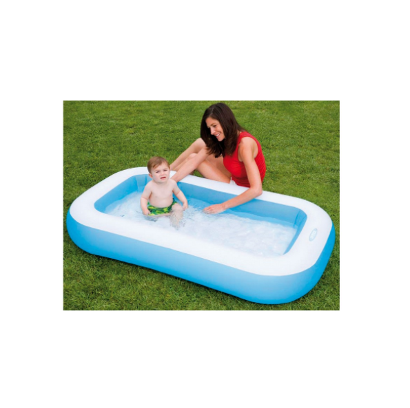 Intex PISCINA RETTANGOLARE GONFIABILE BABY cm. 166_100_25 h lt. 90