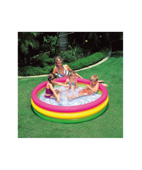 Intex PISCINA TONDA 4 ANELLI cm. 168_46 h (lt. 780)