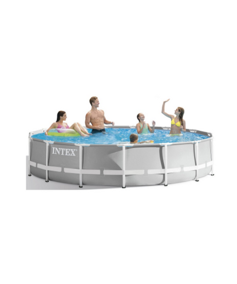 Intex PISCINA TONDA FRAME PRISMA CON POMPA FILTRO  cm. 457_107 h