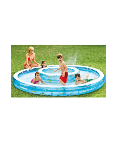 Intex PISCINA TONDA GONFIABILE BABY FISH DOUBLE cm. 279_36 lt. 990_232