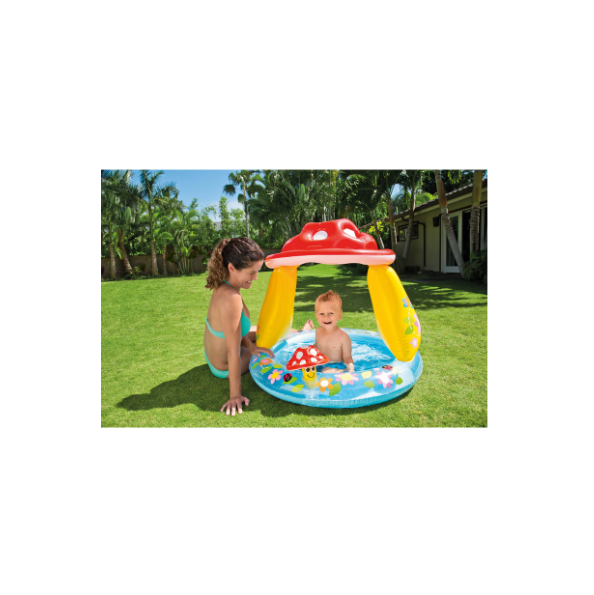 Intex PISCINA TONDA GONFIABILE BABY FUNGO cm. 102_89 h lt. 45