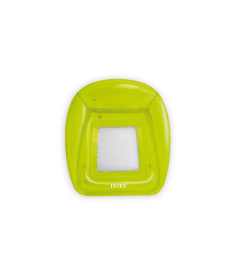 Intex POLTRONA GALLEGGIANTE GONFIABILE TRASPARENT LOUNGES cm. 104 102
