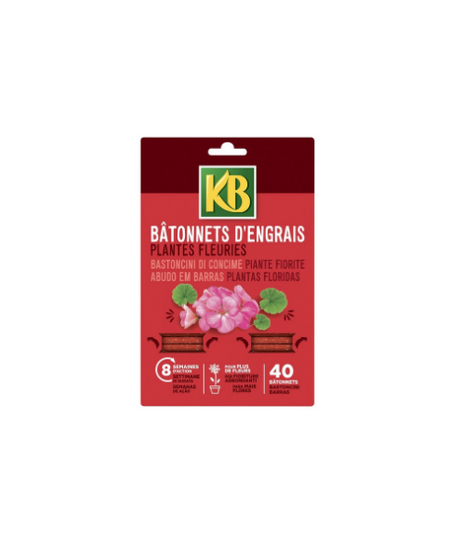 KB CONCIME BASTONCINI FERTILIZZANTI PIANTE FIORITE pz. 40