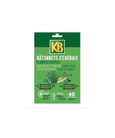 KB CONCIME BASTONCINI FERTILIZZANTI PIANTE VERDI pz. 40