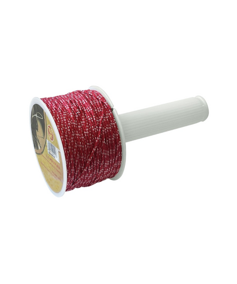 Lenza per Muratore con Manico Girevole 100 m Rosso/Bianco