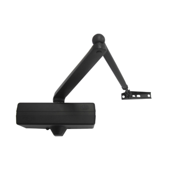 Mab CHIUDIPORTA AEREO CON FERMO Art. 564  porte mm. 850_1250 Col. Nero