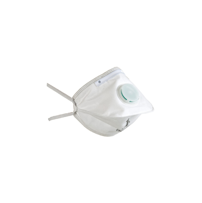 Mascherina Antipolvere con Valvola FFP3 Pieghevole – DPI Monouso