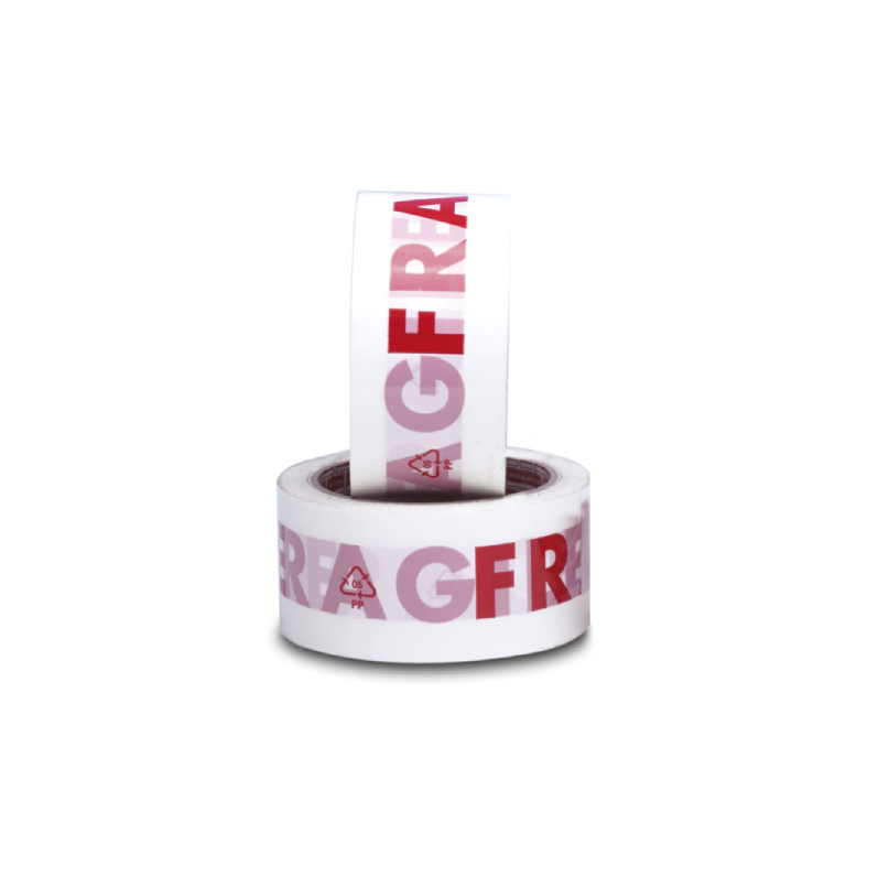 Nastro Adesivo Prestampato “FRAGILE” – 50 mm x 66 m