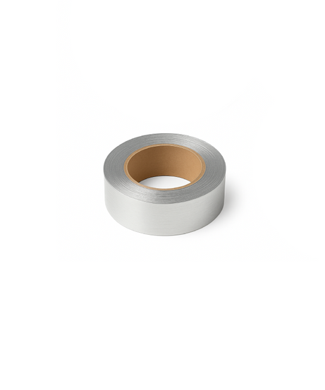 Nastro Adesivo per Tubi Stufa Alte Temperature 40 mm x 9 m – Colore Alluminio