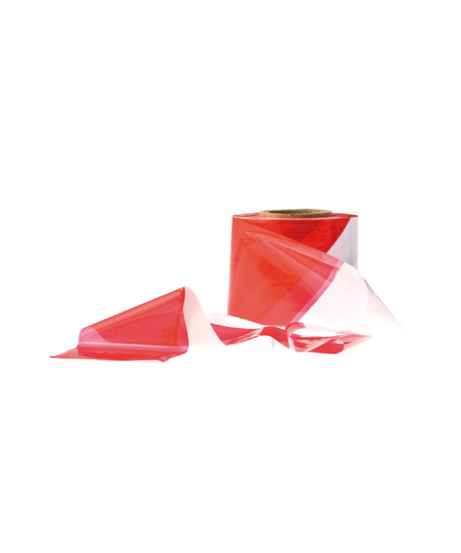 Nastro Segnaletico Plastificato 7 cm x 200 m – Bianco/RossoNastro Segnaletico Plastificato 7 cm x 200 m – Bianco/Rosso